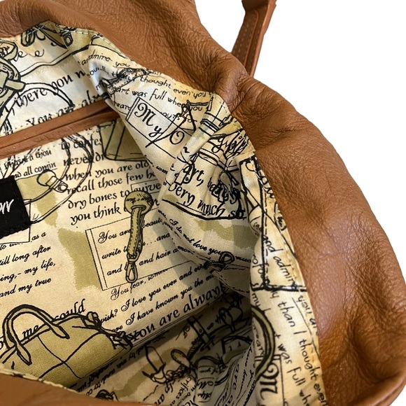 Barr + Barr New York Tan Leather Shoulder Bag - Picture 16 of 16